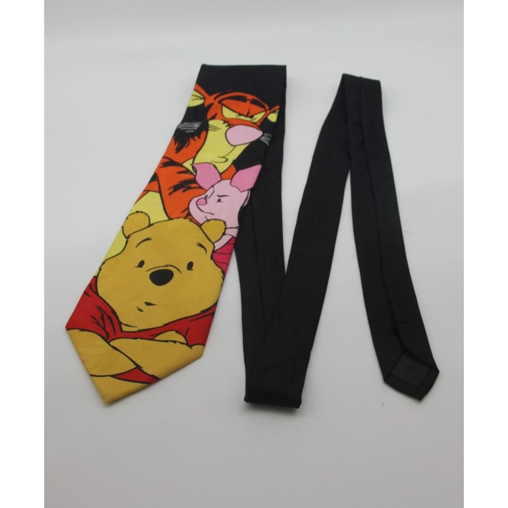 Winnie the Pooh Necktie Disney Vintage Novelty Men's Angry Tigger Piglet Tie